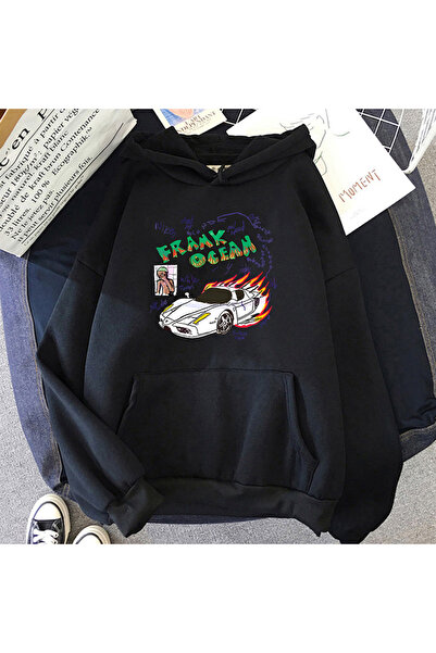 Tarzsokak Μαύρο Unisex Frank O-ocean Blonde Hoody Ανδρικό Άνετο Φθινοπωρινό H...