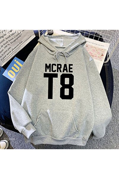 Tarzsokak Grey Unisex Streetwear ok, sunt bine, Tate McRae T8, gândesc după t...