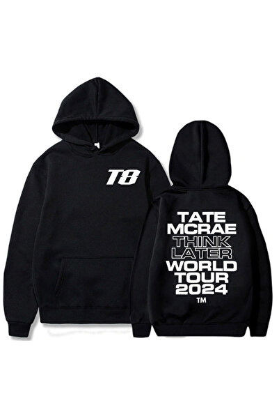 Tarzsokak Hanorace negre unisex OK I'm OK Tate McRae After Thinking About It ...