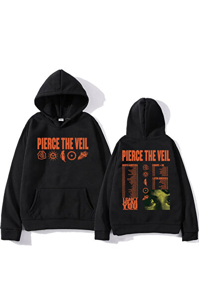 Tarzsokak Hanorace negre unisex Streetwear Pierce The Veil Rock Band I Can't ...