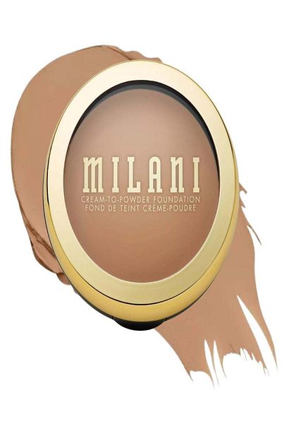 MILANI Cream to Powder Foundation - Sand Beige | Full Coverage, Matte Finish, Vegan & Long-Wear