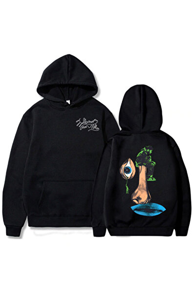 Tarzsokak Hanorace negre unisex cu imprimeu grafic Balloonerism album 2025 Ma...