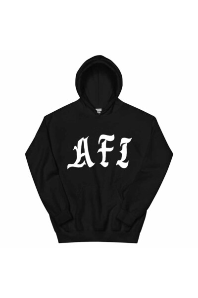 Tarzsokak Hanorac negru unisex A Fire Inside Black Hoodie Faces Ivory AFI Gra...