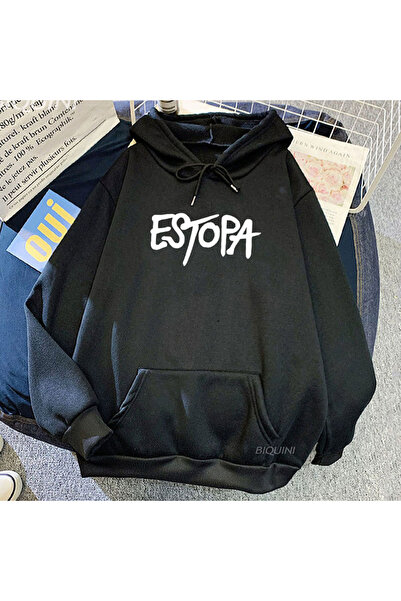 Tarzsokak Hanorac negru unisex KayaRumba Duo pa, stil streetwear, cu tematică...