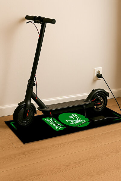 Vevora Designs Elektrikli Scooter Altı Matı Zemin Koruma Paspası Parke Koruyu...