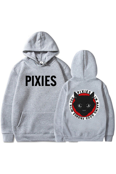 Tarzsokak Imprimeu grafic gri unisex Tame Pixies Band, confortabil, la modă, ...