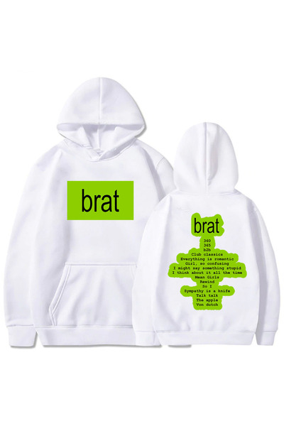 Tarzsokak Білий унісекс Charli XCX співачка друкований альбом Brat графічний ...