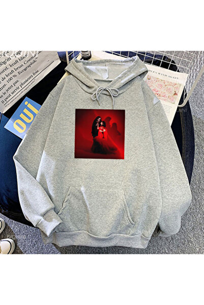 Tarzsokak Γκρι Unisex Kiss death MOTHICA τραγουδιστής treetwear Hip Hop άνετα