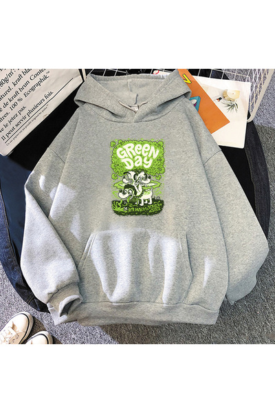 Tarzsokak Hanorac gri unisex G-green Day Music Rock Band, la modă, frumos, cu...