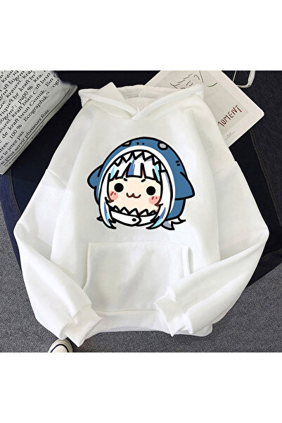 Tarzsokak Alb Unisex Hololive English VTuber Gawr Gura Merch Causal Japanese ...
