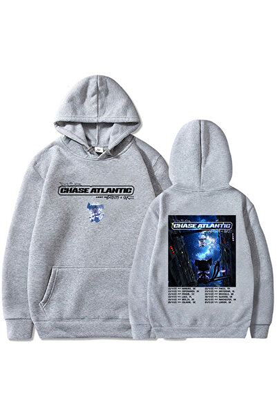 Tarzsokak Sivi unisex gubitak turneje u Evropi i Velikoj Britaniji, grafika a...