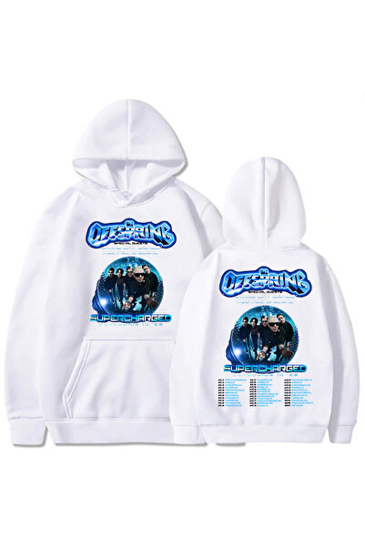 Tarzsokak Alb, unisex, The Offspring: Hanorace cu glugă supercharged, la nive...