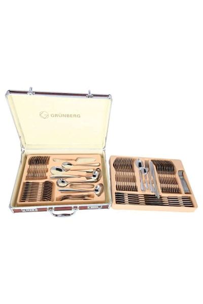 OEM Set 84 Tacamuri din Inox Grunberg, 12 Persoane