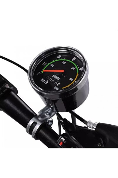 PRC Kilometraj mecanic pentru bicicletă, vitezometru analog resetabil, cablu ...