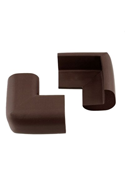 PROCART Furniture corner and edge protection, set of 10 foam accessories, 5.5x3.8 cm Brown