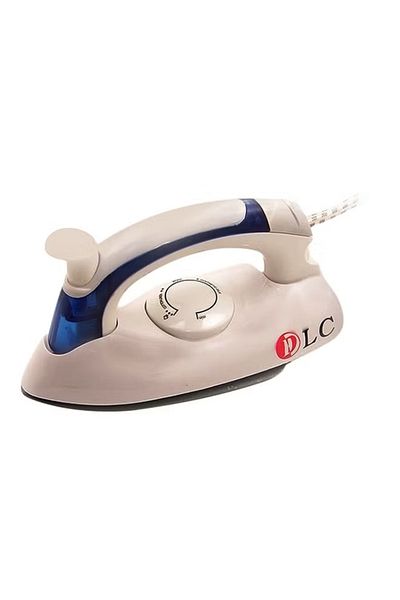 DLC Steam Iron 220V – White/Blue, Efficient and Easy-to-Use Garment Iron