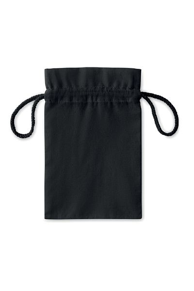 Natural Cotton drawstring bag, 14 x 22 cm