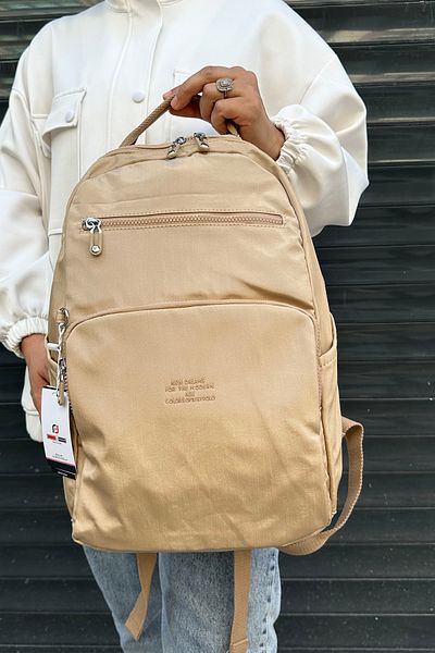 Just Polo Imported Clinker Fabric Women's Backpack and School Bag
