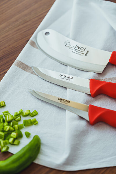 Cavit İnox Bıçak Seti 3 Parça Salata & Et & Sebze