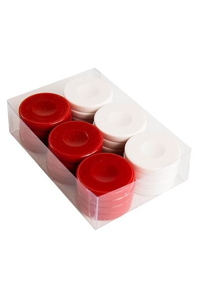 Manopoulos Backgammon game pieces - Plastic - 37mm