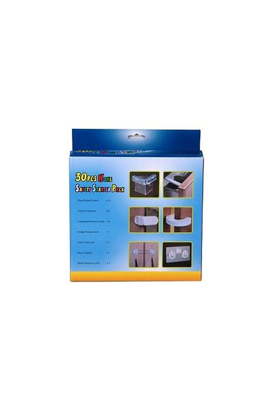 PROCART Kit de protecție pentru mobilier pentru copii, 30 de accesorii, plastic