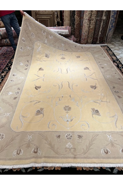 RD RAMAZAN DAĞ EL HALI SANATI El Dokuma İpekli Velvet Halısıdır Ebat 300x200
