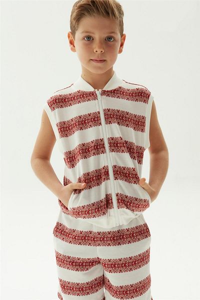 Nebbati Boy Patterned Vest