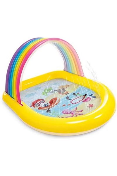 Intex Arch Spray Pool Rainbow 147x130x86cm