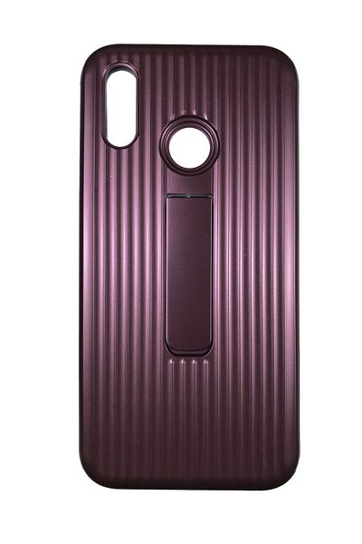OEM Case compatible with Huawei P20 Lite Protective case made of polycarbonate & silicone Stand Purple