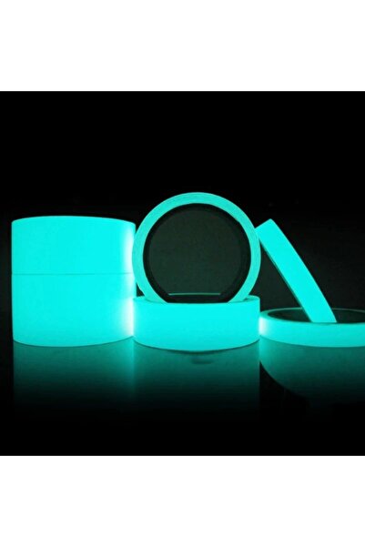 PROCART Bandă fosforescentă, autoadezivă, culoarea turcoaz strălucitor, lungime rolă 25 m 1 cm