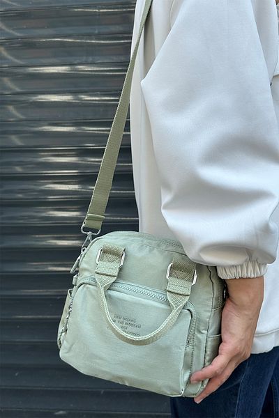 Just Polo Imported Clinker Fabric Unisex Shoulder Bag