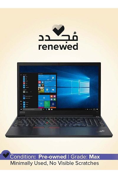 LENOVO Pre-Owned ThinkPad E15 15.6-inch Intel Core i7 10th Gen 8 GB 256 GB Black Windows