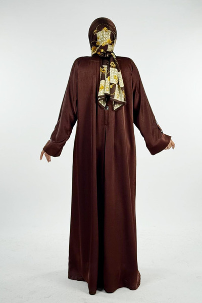 Bym Fashion Snap Button Ferace 70023 Brown