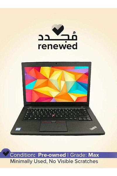 LENOVO Pre-Owned ThinkPad T460 14-inch Intel Core i5 6th Generation 8 GB 256 GB Black Windows