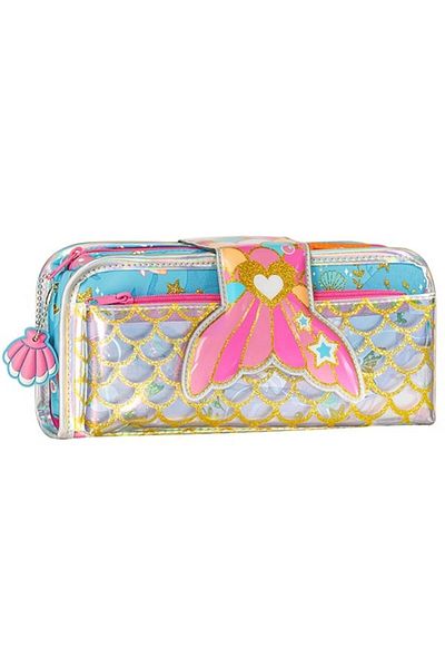 Tiger Family Necessaire Fun Time Sirenă Strălucitoare 2 în 1, Culoare Multicoloră, Material Material Textil, Dimensiuni 11x22x8 cm