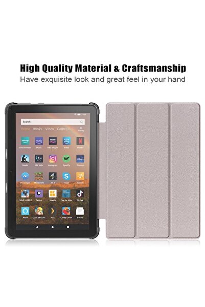 SOL Tablet Protection Case for Amazon Fire HD 8 2017, Safe, C68, Nanotextile, Deep Dark