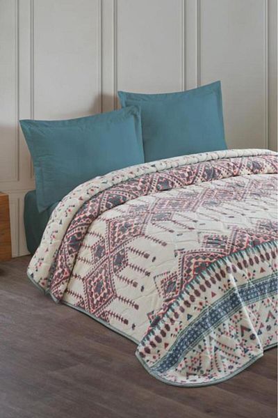 Kristal Taç Double Blanket Rahil Pink