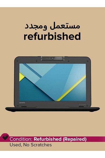 LENOVO Pre-Owned Chromebook N22 2017 11.6-inch Intel Celeron 4 GB 16 GB Black Chromebook