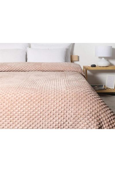Çeyiz Diyarı Κουβέρτα Pearl Bud Διπλή Κουβέρτα Mink