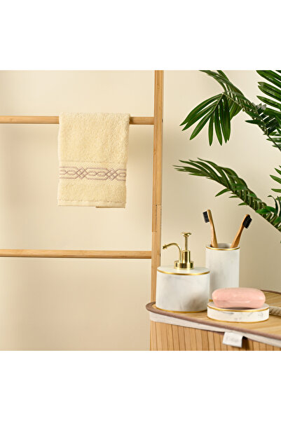 Boutique Blanche Cotton 2Pcs Face Towel 30*30 500Gsm, White