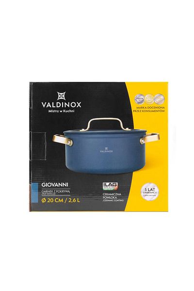 ALTOM DESIGN Cratiță Valdinox Giovanni, 20 cm, 2,6 litri