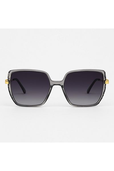 Toz Vintage Zasone Gray Frame Polarized Glass Vintage & Retro Unisex Sunglasses