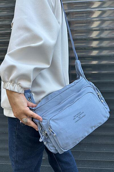 Just Polo Imported Clinker Fabric Unisex Shoulder Bag