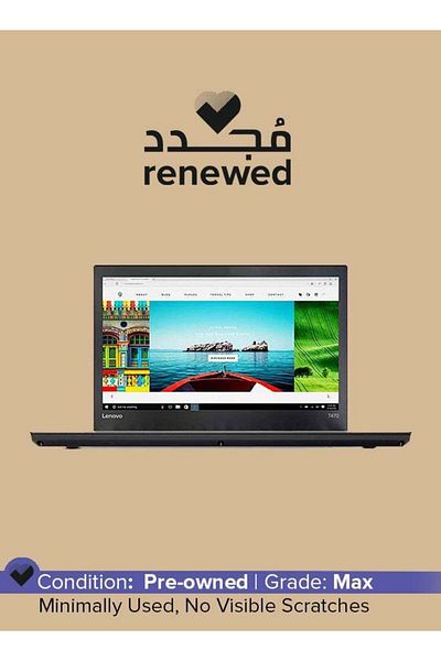 LENOVO Pre-Owned Thinkpad T470 14-inch Intel Core i5 6th Gen 12 GB 512 GB Black Windows