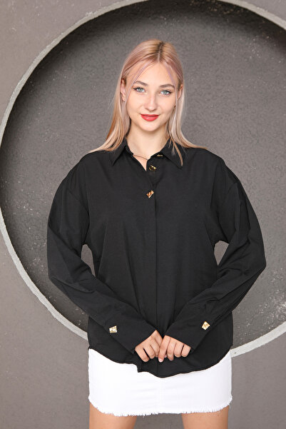 Azda Button Detailed Shirt Model Code:232