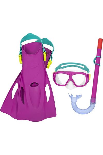 BESTWAY Explora Essential Snorkel Set – Comfortable Mask and Snorkel for Underwater Adventures