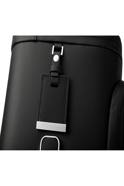 RIMON Cabin Size Microfiber Leather Spinner Luggage Trolley 20 Inch Black with TSA Lock & Laptop Pocket