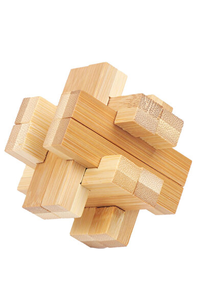 Philos Puzzle 3D Croas Road Puzzle, Bambus
