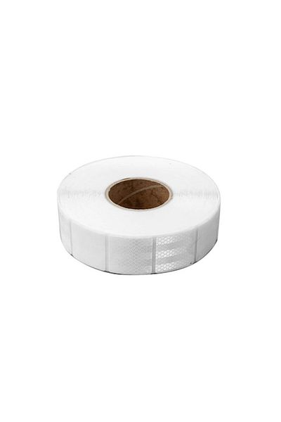 3M Bandă reflectorizantă segmentată, lățime 5 cm, lungime 1 m, albă