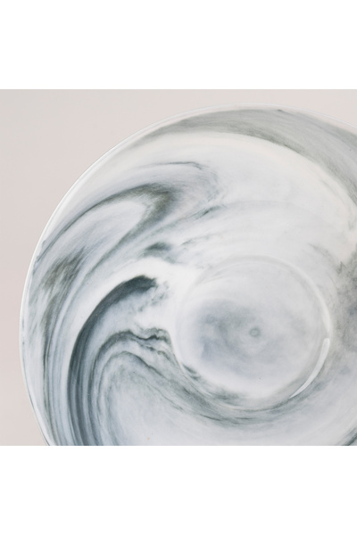 Dallaty La Mesa grey marble English tea cups set 12 pcs